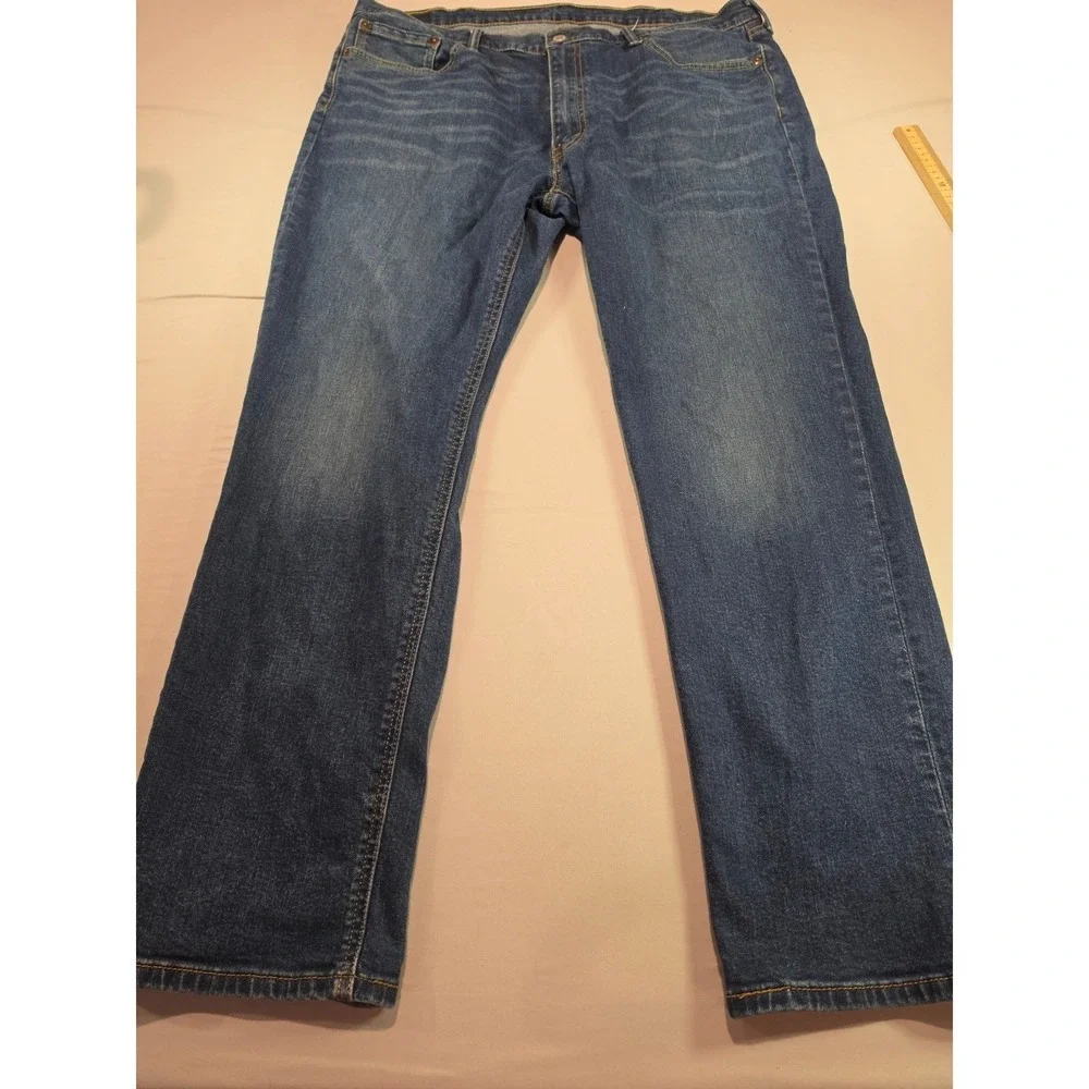 Levis 541 Athletic Taper Mens Blue Denim Jeans 40x32 Medium Wash 181810074